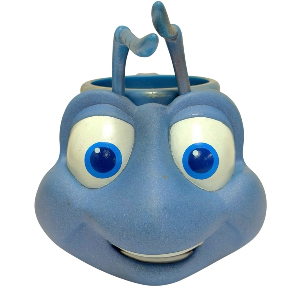 Vintage 1990s Applause Pixar Disney Plastic Character Cup A Bugs Life Flick RARE